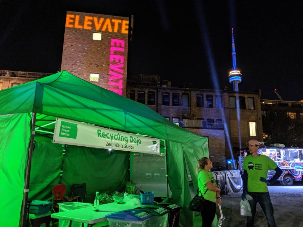 Our Event Recycling Dojo at ELEVATE in Toronto