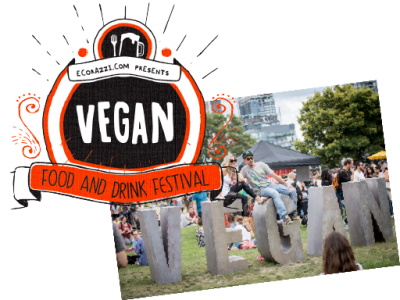 Vegan Food and Drink Festival 2017 Logo and image of the 2017 Vegan Food and Drink Festival in Toronto and New York